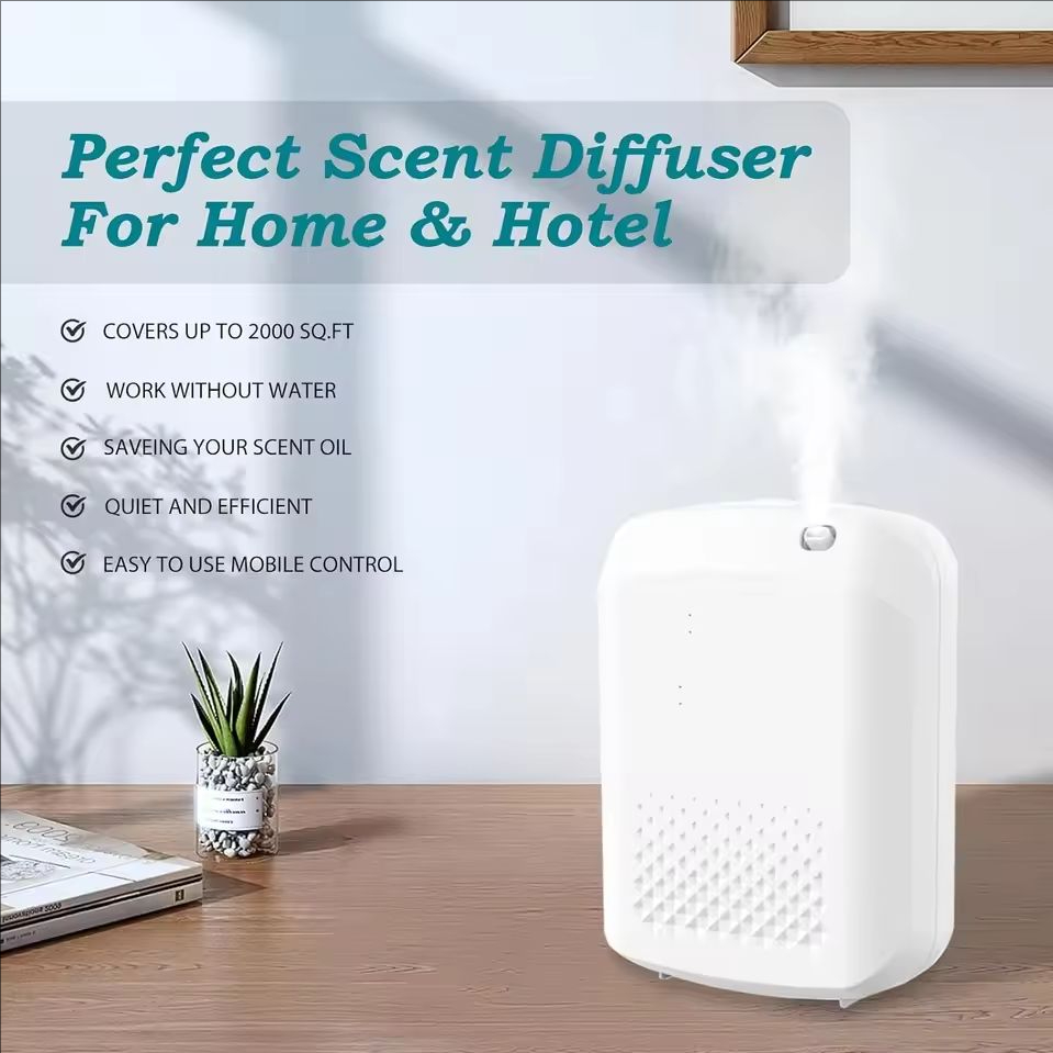 Home Fragrance Diffuser Electric - Diffuseur de parfum, diffuseur d'huiles aromatiques,