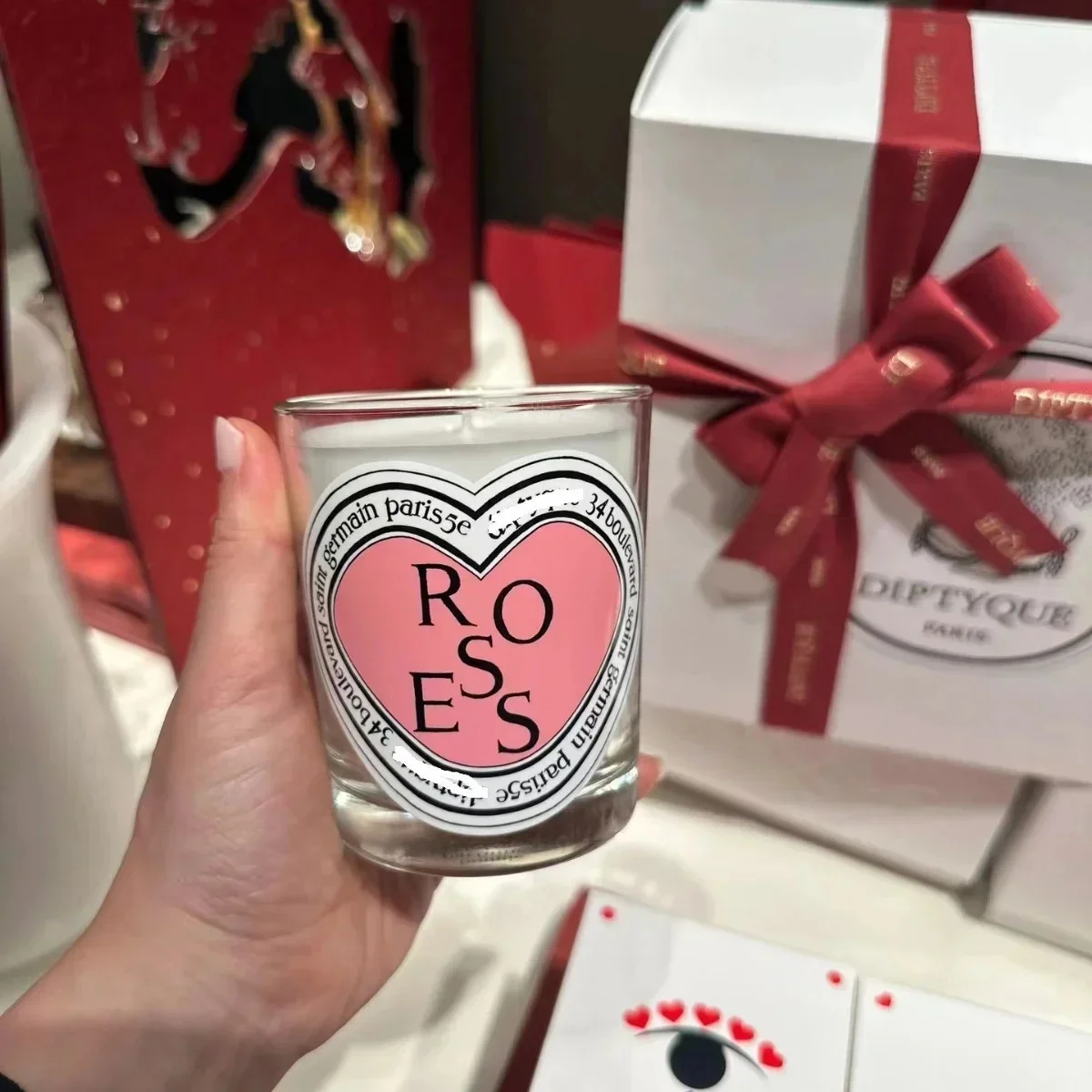 Quality Home Fragrance - Bougie Parfumée Romantique Diptyque Édition Limitée