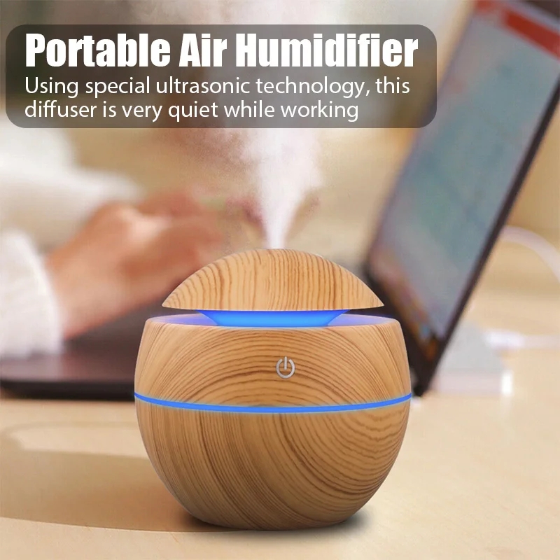 Home Fragrance Mist - Humidificateur d'air à Grain de bois