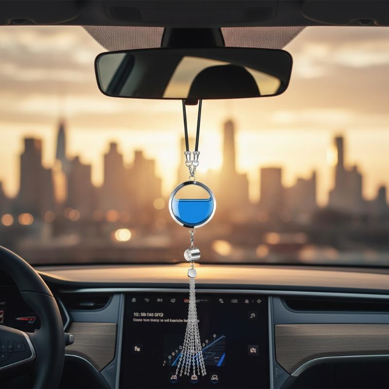 Diffuser Necklace Locket - Pendentif décoratif pour voiture en métal,