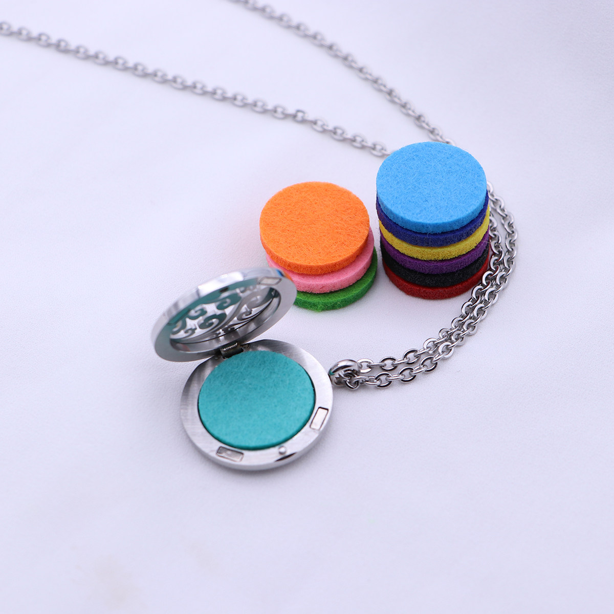 Diffuser Necklace Locket - Collier diffuseur de pendentif à huile