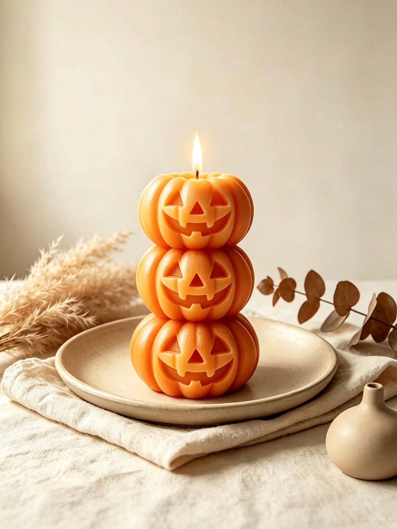 Home Fragrance Us - 1 bougie d'Halloween en forme de