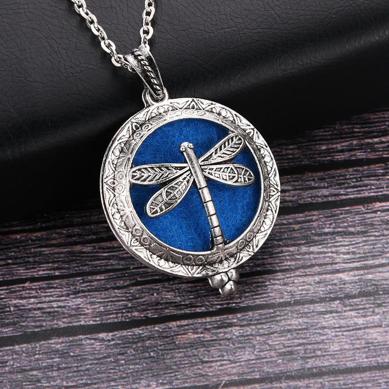 Collier libellule Vintage arom - Diffuser Necklace Locket avis et prix