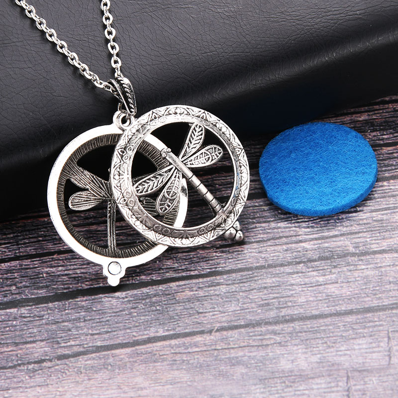 Collier libellule Vintage arom - Diffuser Necklace Locket avis et prix