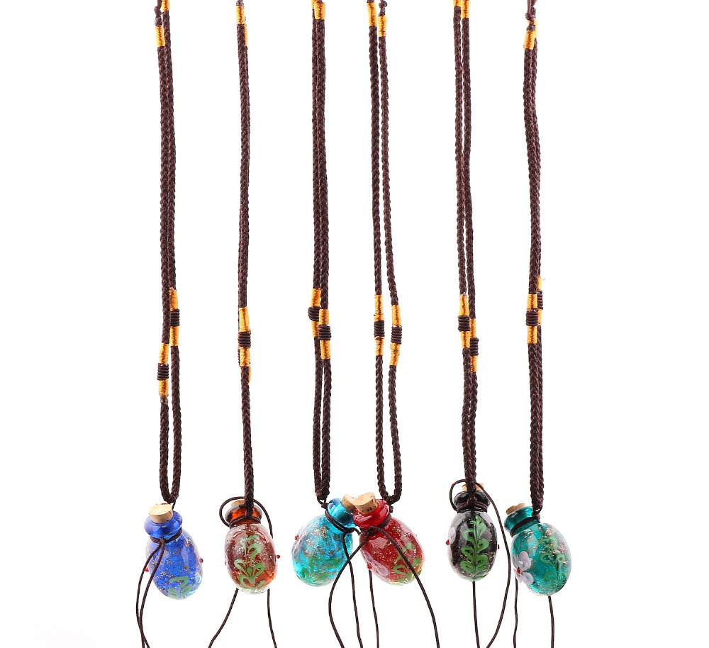 Mode 6 pièces fleur pendentif  - Diffuser Necklace Locket avis et prix