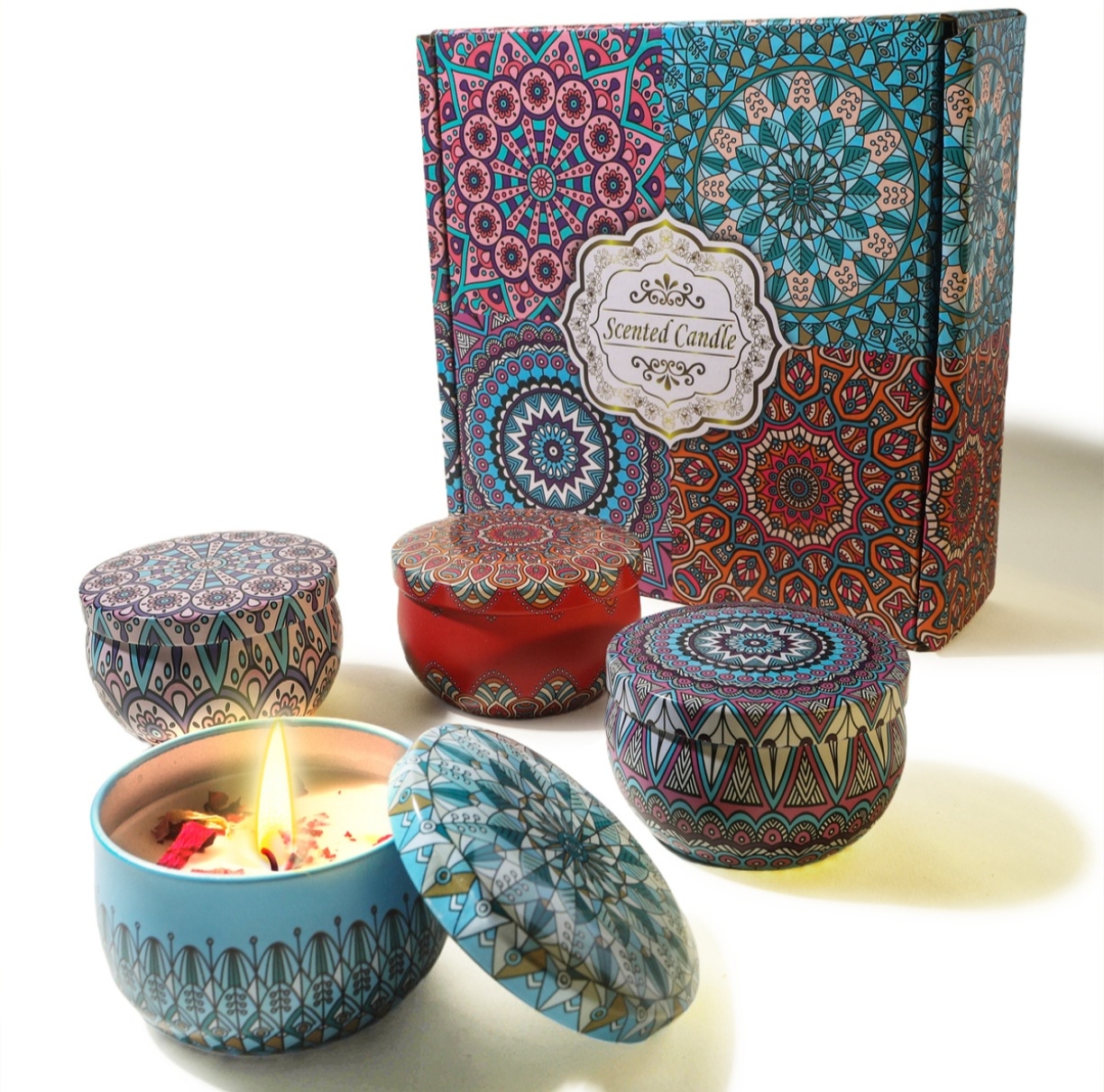 Bougie parfumée à la cire de s - Potpourri Dried Flower avis et prix