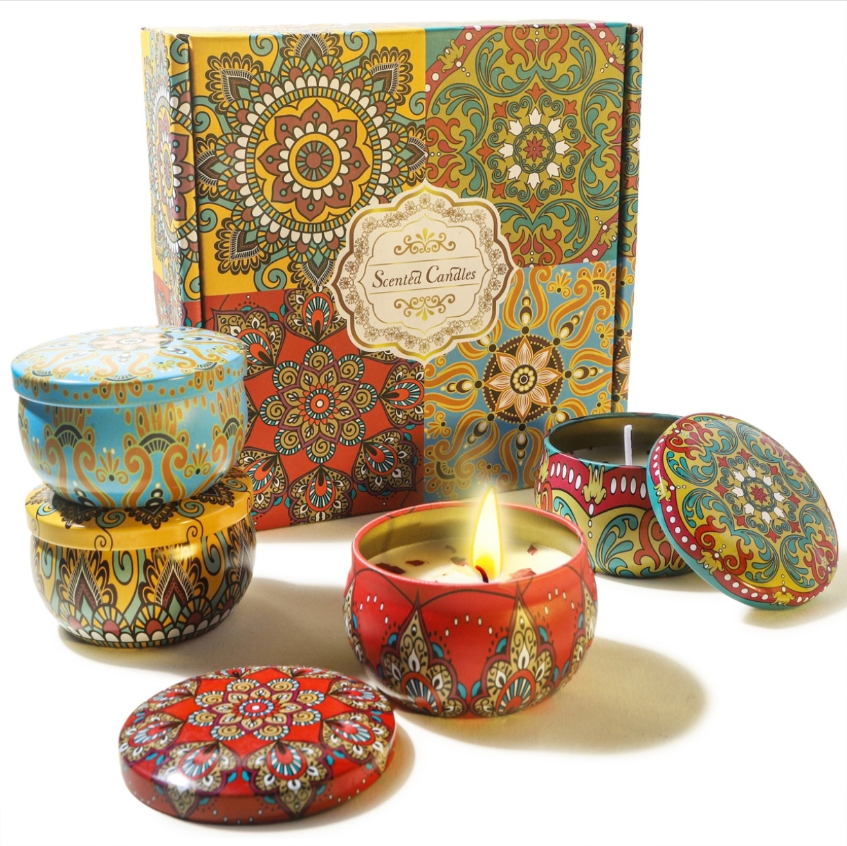 Bougie parfumée à la cire de s - Potpourri Dried Flower avis et prix