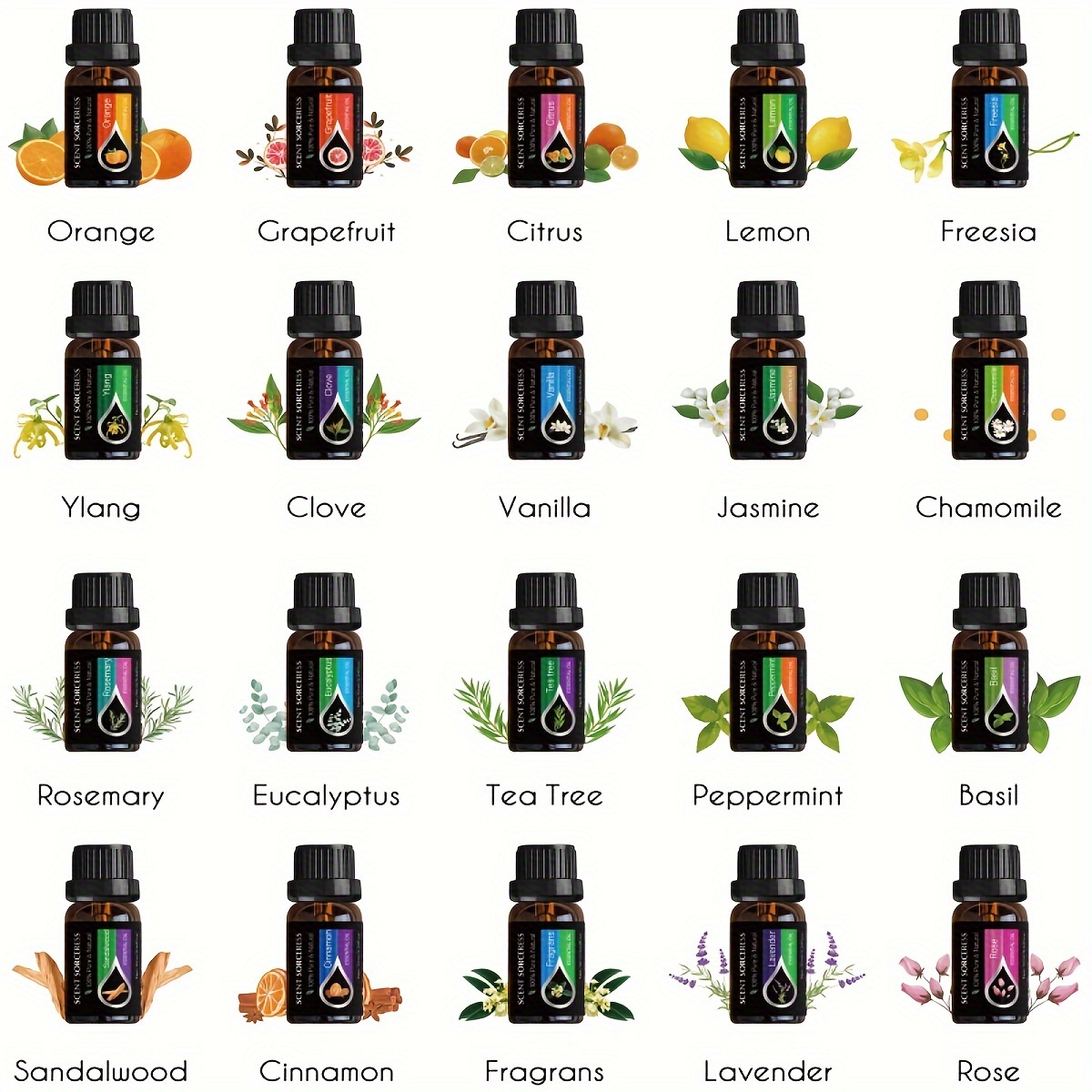 20 pièces/ensemble ensemble d' - Fragrance Oil Set avis et prix