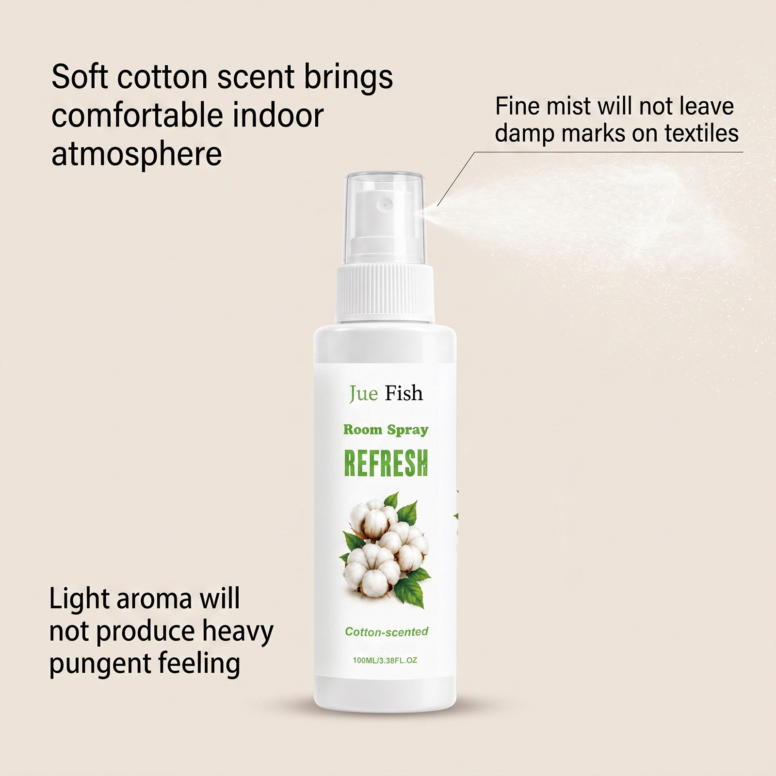 JUE FISH Spray d'ambiance, bru - Home Fragrance Mist avis et prix
