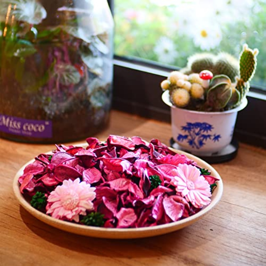 Sachets de pot-pourri rose, re - Potpourri Dried Flower avis et prix