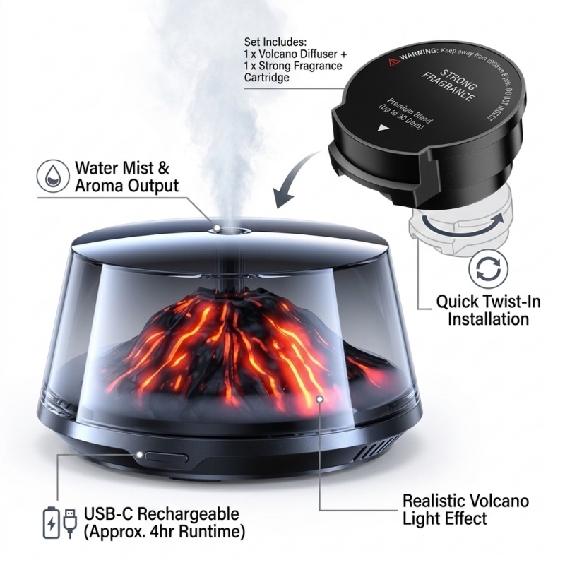 Diffuseur d'air USB pour voitu - Home Fragrance Mist avis et prix